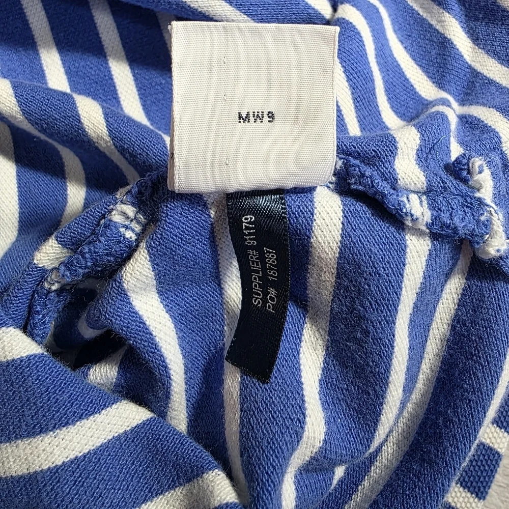 Polo by Ralph Lauren Blue White Striped Polo Shirt Men’s XL Red Pony Logo